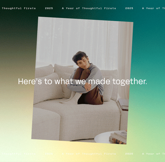 A Year of Thoughtful Firsts