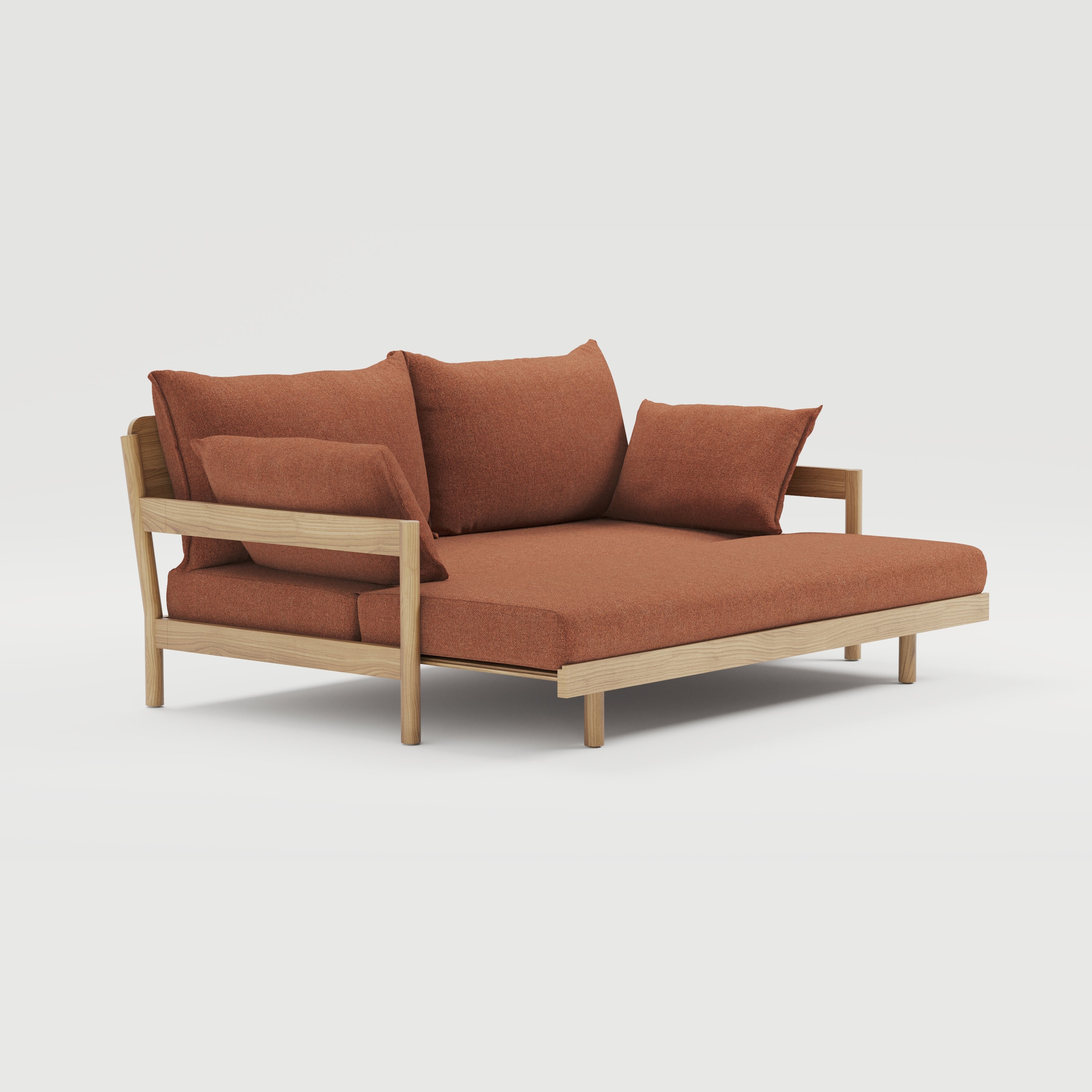 Outdoor pull store out couch