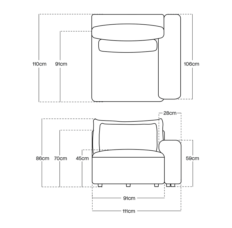 Pearl / Cube with Right Arm