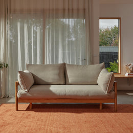 Slideaway Sofa Bed | Pull Out Sofa Lounge Bed | Oatmeal Beige Sofa Bed