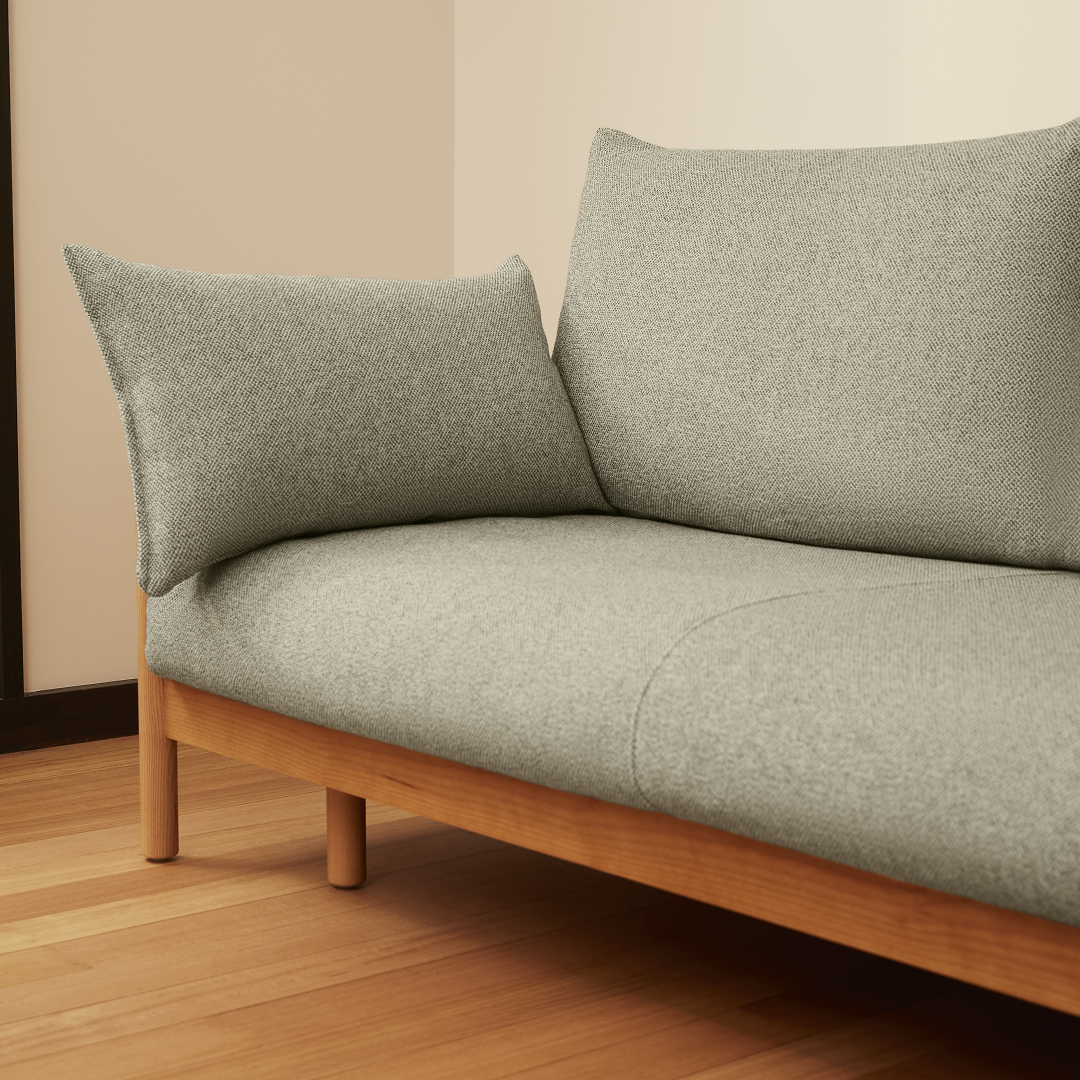 Slideaway Sofa Bed in Pistachio