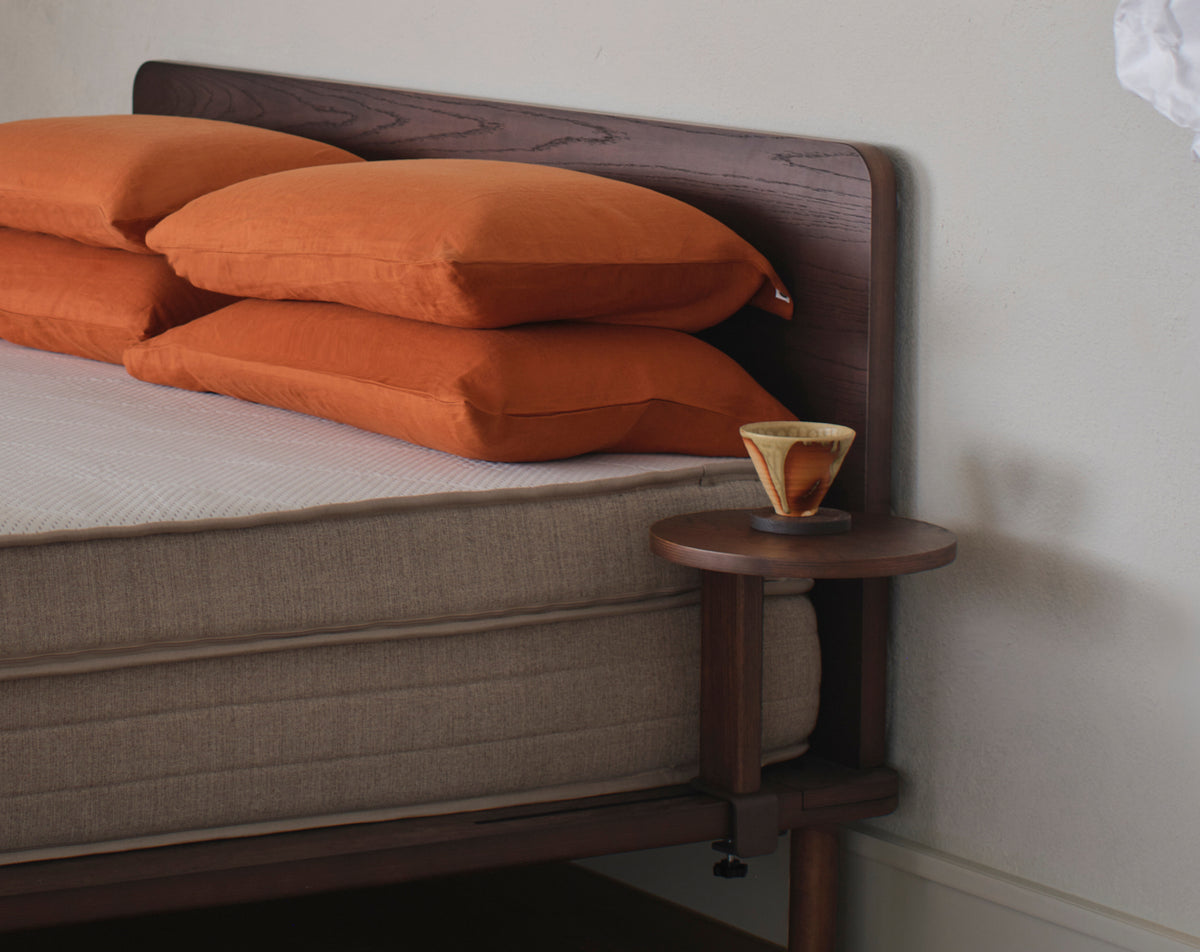 Timber Bed Frame Side Table