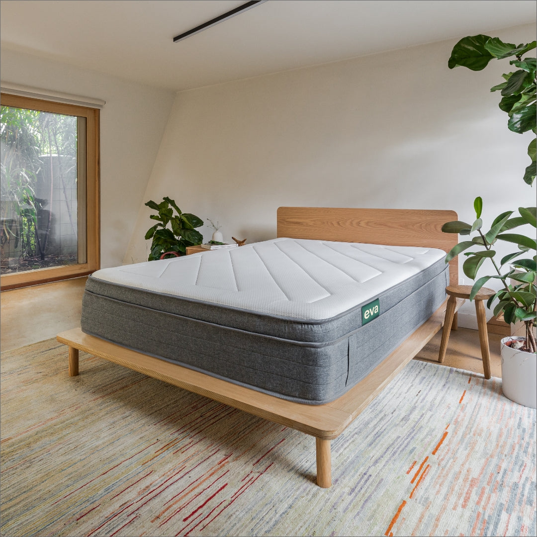 Eva Mattress and Timber Bed Frame | {"option1":["Comfort Classic Mattress"]}